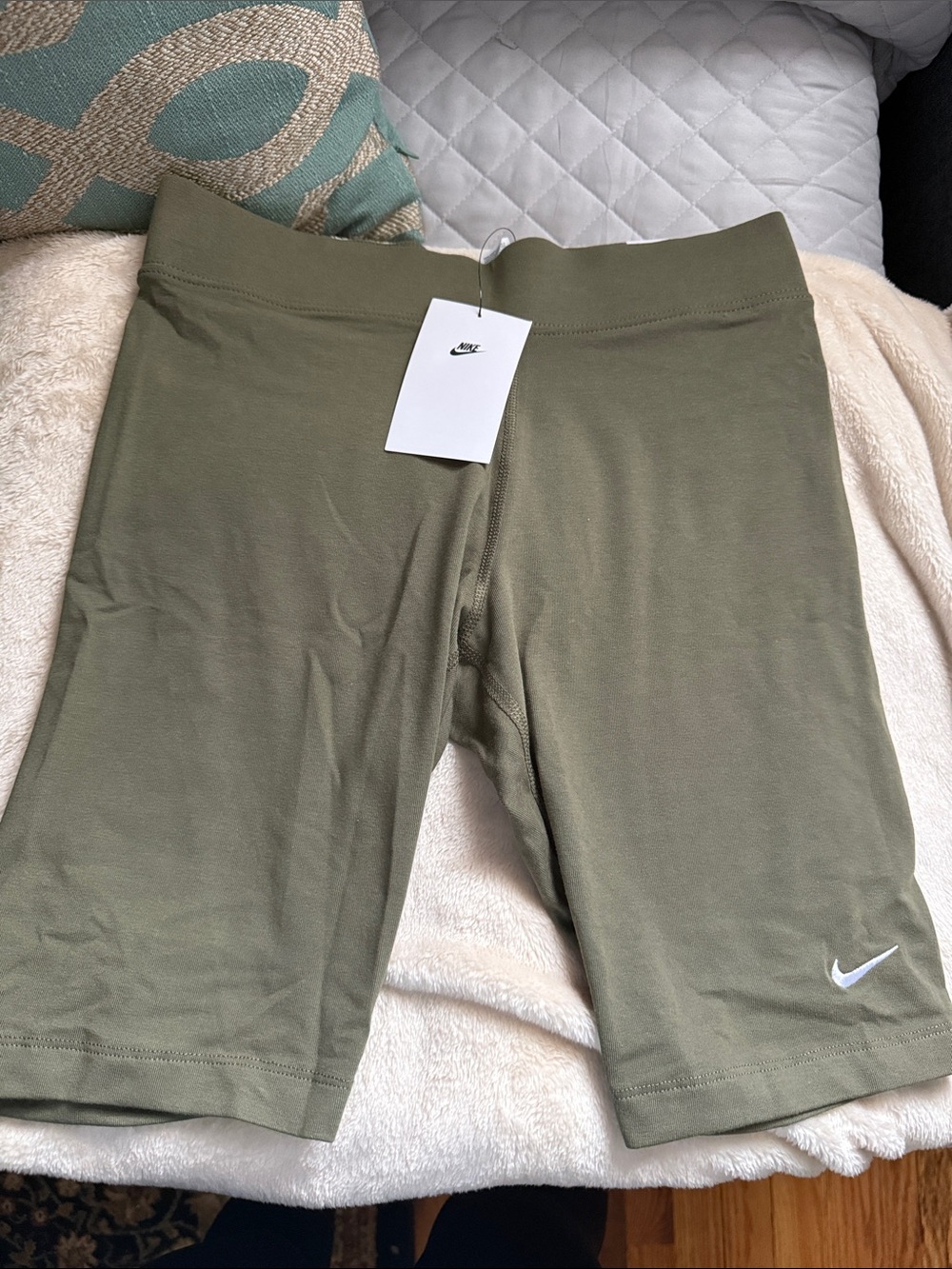 Nike Olive Performance Bike Shorts